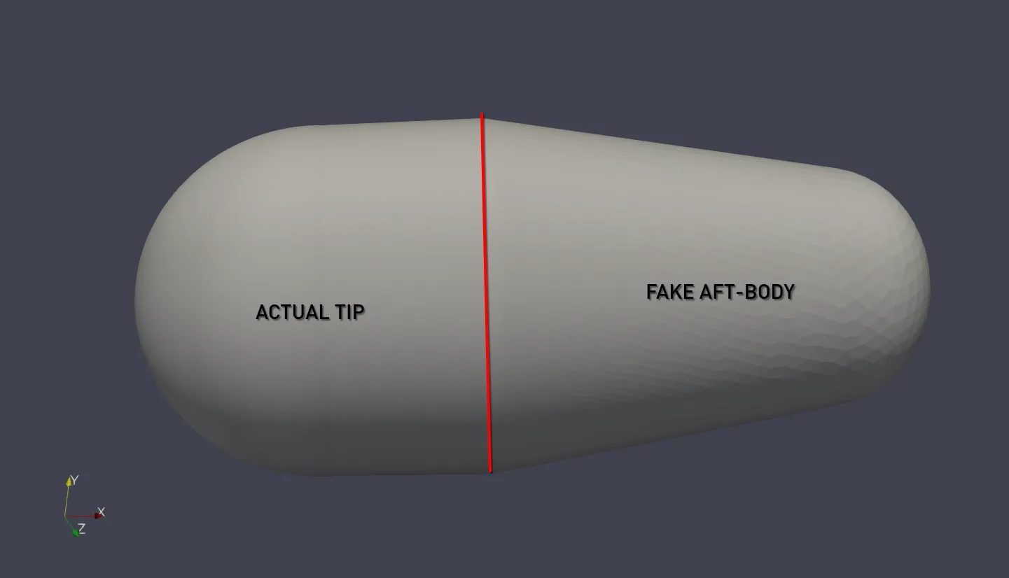 Meatrocket nosecone tip geometry
