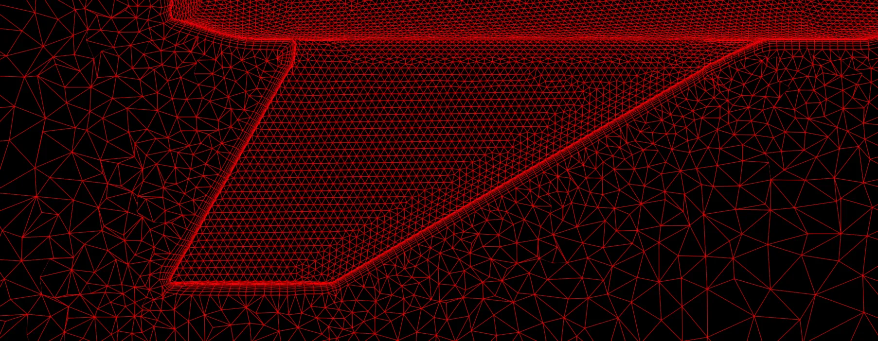 Hybrid mesh example from cfd_meshman
